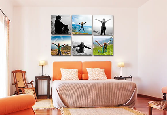 Gallery Wall Canvas Photo Prints - Gallery Wall Layout Canvas