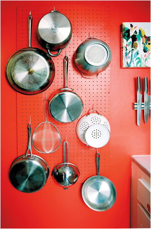 pegboards kitchen