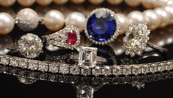 Diamond rings and bracele
