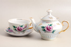 elegant tea set