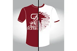 hand printed t-shirt