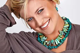 turquoisein the jewelry