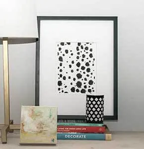 Black and White Abstrac Art