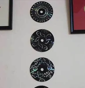 DIY CDs Wall Art