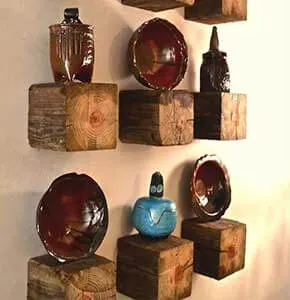 DIY Elegant Rustic Shelves