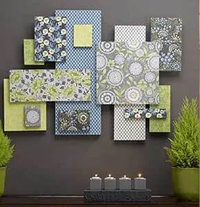 DIY Fabric Wall Art Collection
