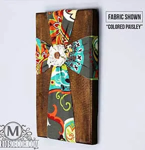 DIY Fabric Wall Cross