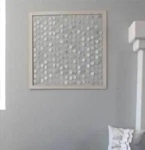 DIY Faux Shell Wall Hanging