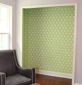 DIY Polka Dots Nursery Wall