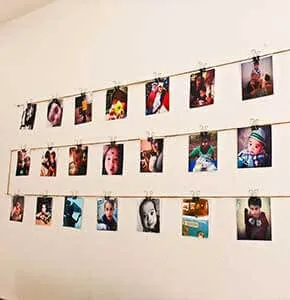 Hanging Instagram Wall Display