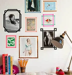 Washi Tape Picture Frames