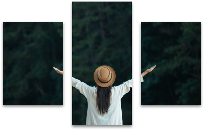 3 panel canvas prints uk