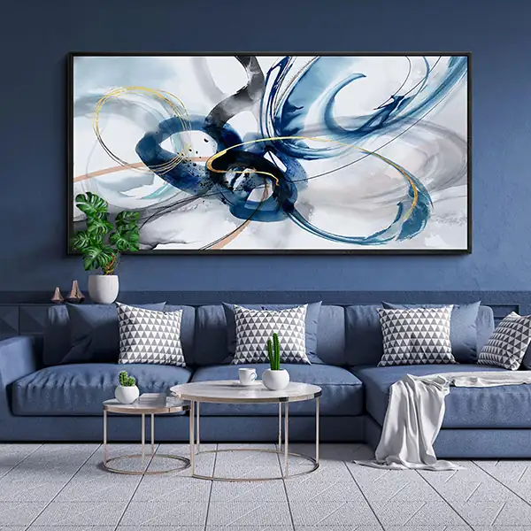 large abstract canvas