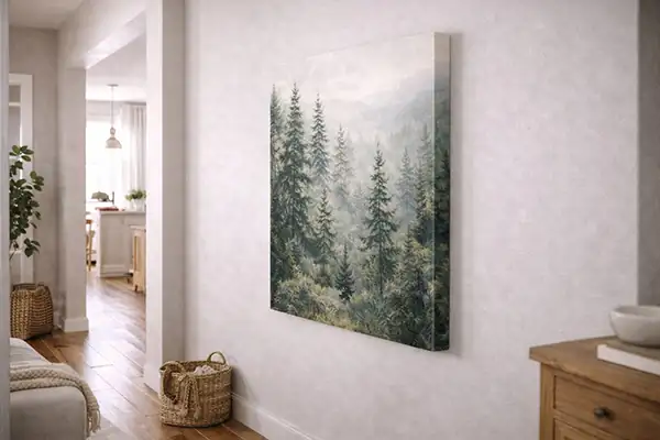 Mirror Wrapped Canvas Showcase