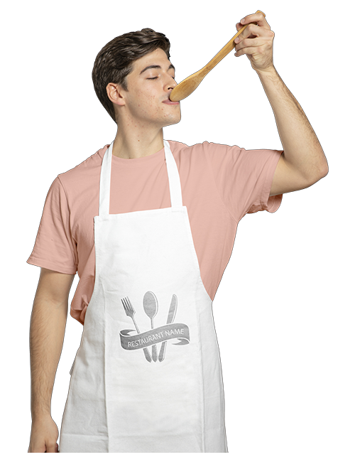 apron with logo