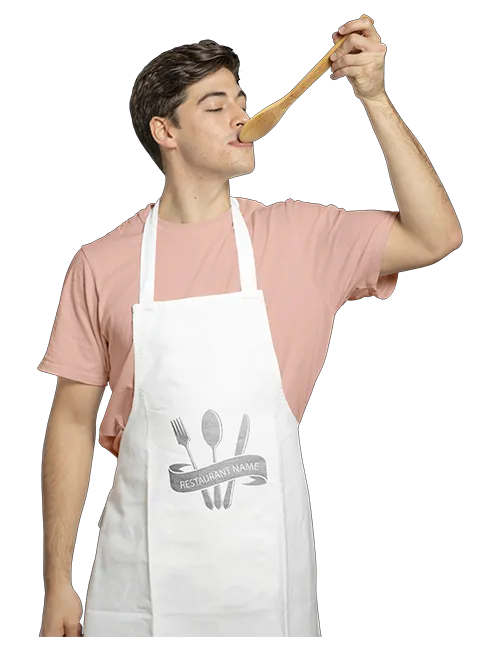 apron with logo