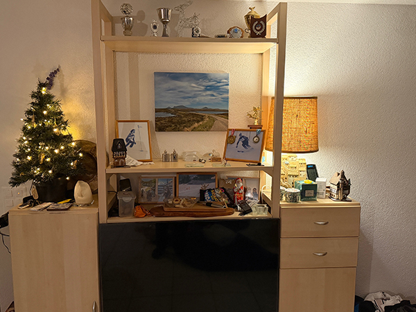 canvas in living room