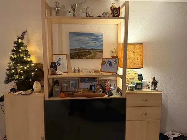 canvas in living room