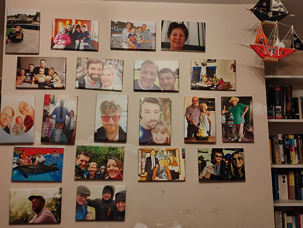 display wall library canvas print