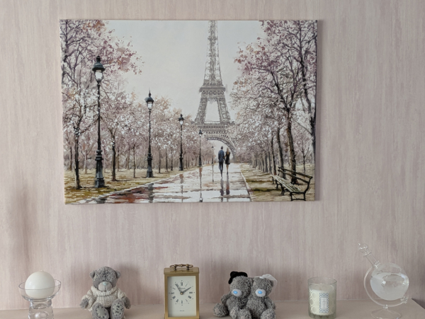 eiffel tower canvas