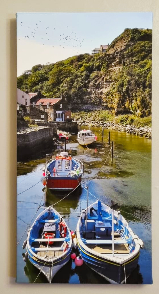 long holiday beach canvas ship