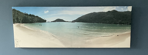 panoramic canvas beach
