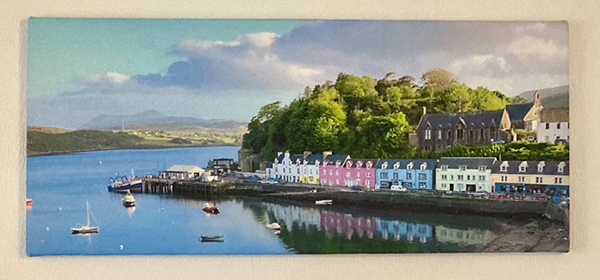 portree isle of skye canvas print