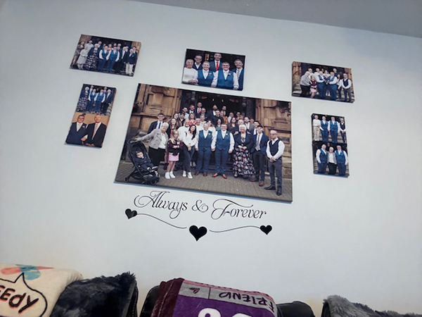 wall display family canvas