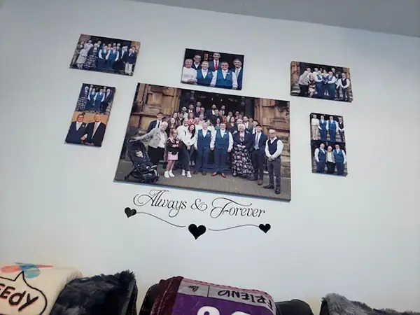 wall display family canvas