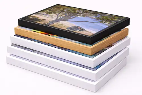 stacked framed canvas prints