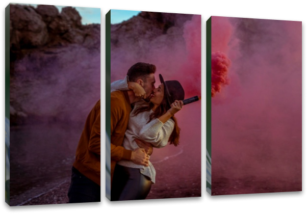 personalised split canvas print