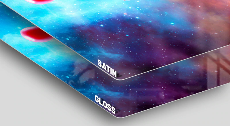 satin gloss metal