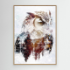 Picture of Owl Wild Animal Vintage Illustration Art 02 by Rafal Kulik