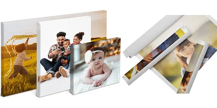 Canvas print vs rolled canvas