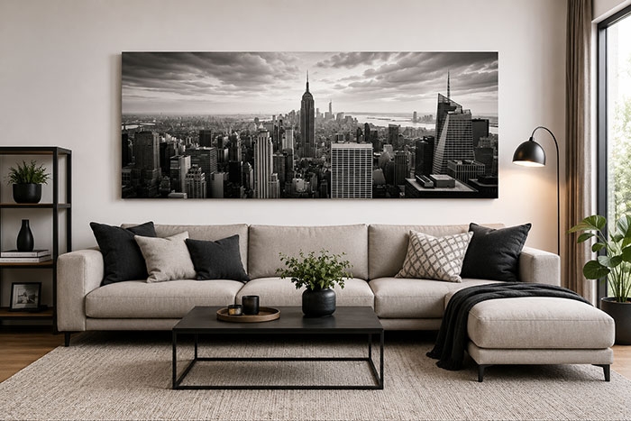 10 Stunning Real Homes Featuring Large Canvas Prints